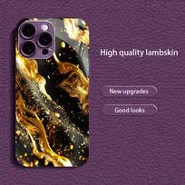 Hot-selling new protective case Phone Case Metallic paint Glass PhoneCase for iPhone 17 16 15 14 13 12 11pm Pro Plus Business iPhone 17