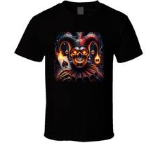 Dead Joker Skull Jester Playing Cards T Shirt S įvairiaspalvis