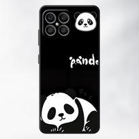 Case for Honor 90 X6 8X X9a Magic5Lite 200 400 Lite 70 X7 X5b X8 Funda Phone Cover Black White Panda Honor 8X