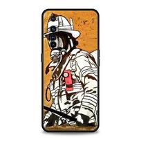 Fireman Firefighter Phone Case For Realme 12 11 10 9 8 5G 7 6 GT5 GT3 GT2 Pro C21 C11 C25 C35 For Realme GT Neo 2 3 3T 5 Cover For Realme 6
