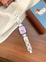 Colorful Zircon Dachshund Watch Band for Apple S10, iWatch 987SE, Xiaomi 8/9 Pro, and Huawei Huawei FIT3/4/4 Pro