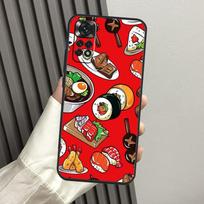 Japanese Sushi Food Case For Xiaomi Redmi Note 13 14 Pro 12 11 10 15 Pro Plus Redmi 14C 13C 15C 10C 12C 15 Funda For Redmi 10