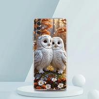 Transparent Phone Case for Samsung Galaxy A16 A14 A12 A22 A24 A42 A02 A03S A06 A20 A30 A40 Soft TPU Cover Cute Owl Pattern Capas for Samsung A10