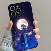 Fate Z-Zero Stay Night Saber Phone Case For iPhone 16 15 14 13 12 11 PRO MAX PLUS Mini TPU Soft to Skin-friendly case iPhone16