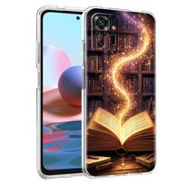 Transparent Phone Case for Redmi 14C 13C 10C 10 9 Note 13 12 11 K50 K40 Plus Pro 5G Soft TPU Cover Creative And Beautiful Book for Redmi 14C