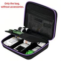 Dust-proof Insulin Vial Carrying Box Shockproof Insulin Pen Protective Box  for Home violetinė