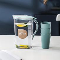 Large Capacity Water Pitcher With Cups Water Pot BPA Free Water Carafe  Dinning Room Green with 3 Cup