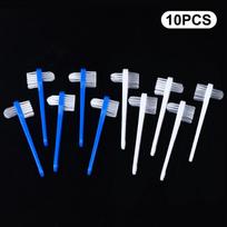 10Pcs Retainer Descaling Brush For Men Women Oral Cleaning Denture Toothbrush Cleaning Brush Double Sided Invisible Braces