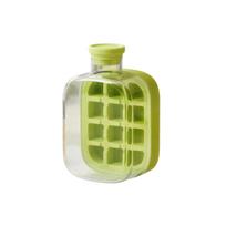 500ml Press Type Ice Cube Tray Food Grade Household Ice Mold Refrigerator Storage Container Water Bottle Self-Made Ice Cube Mold One Size žalia