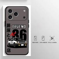 Japan Anime Initial D Case for Apple iPhone 17 Pro Max 12 11 XR XS MAX 13 15 Pro 7 8 Air 16 14 Funda Phone Cover iPhone 12
