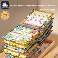 Childrens Wooden Educational Board Game With Multiple Chess Variants For Family Fun And Brain Development