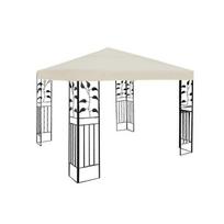 Single Tier 3x3m Gazebo Top Cover Garden Canopy Replacement Top Cover - Beige