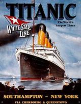 DORA Tin Sign Poster Discount Titanic White Star Line Cruise Ship Retro Vintage Tin Sign 20x30cm（7.8x11.8inch）