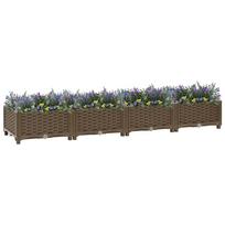 Vidaxl Donica Do Podniesionej Rabaty, 160X40X23 Cm, Polipropylen