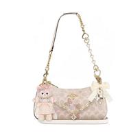 COACH shoulder bag [Customized bag] Teri 24 classic presbyopic Logo zipper closure, pendant, scarf, bow, printing, extension Yuexiazhuo basic model balta