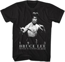 Bruce Lee kovos menininkas Pralaimėjimas yra proto būsena Vyriški marškinėliai trumpomis rankovėmis Vintažinio stiliaus grafiniai marškinėliai S įvairiaspalvis