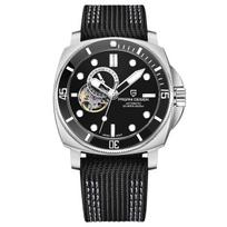 Pagani Design Made in SEIKO NH35 Marina Militare Automatic with Suitable for Dress Stainless Nylon Leather Sapphire Perfect for PAGANI DESIGN Men's juoda