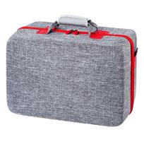 For PS5 Slim Large Capacity Bag For 5 Slim Game Console Organizer Bag Case Handbag pilka spalva