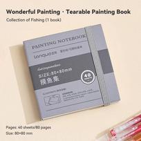 Thick Paper Tearable Drawing Notebook Hardcover Classic Sketchbook Handbook Refillable Professional Mini Drawing Book