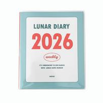 Korean Style 2026 Schedule Life Planner Book Retro Minimalist Student Study Diary Planner Hardcover PVC Journal Notebook School mėlyna