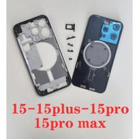 Rear Housing,For iPhone 15 Pro Max 15 Shell With Free Gifts,Battery Back Cover+Middle Chassis Frame+Side Key For IPhone 15 Plus 15 juoda