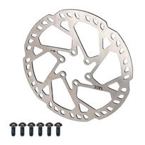 Nerūdijančio plieno dviračių diskinių stabdžių rotorius su varžtais 140/160/180/203/220 mm dviračio stabdžių rotoriaus adapteris Lengvai montuojamas 140