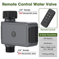 Smart Remote Control Water Timer 1-Outlet Water Valve Intelligent Irrigation System Garden Sprinkler Watering Timer