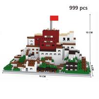 KNEW BUILT Potalos rūmų 3D plastikinis modelis Statybiniai kaladėlės suaugusiems. Galima įsigyti 3 dydžių, skirtingiems įgūdžių lygiams. in bag