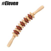 1Pc Wood Therapy Massage Roller Stick Curved Lymphatic Drainage Handheld Anti Cellulite Muscle Stress Relief Tool