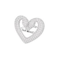 Swarovski Sublima širdelės formos kristalo žiedas Moteriški žiedai Sidabrinis 5627367 Box (Random Color)