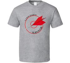 Funny Retro Lawn Darts Survivor T Shirt Mens Womens Tees Top XL