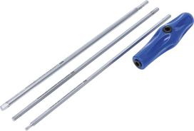 Specialus atsuktuvų rinkinys – T-Star (Torx) / vidinis šešiakampis – 4 vnt. | 300 mm (7840)