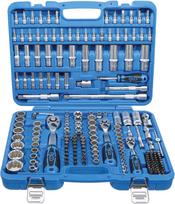Galvučių ir įrankių rinkinys su 12-kampėmis galvutėmis 1/4", 3/8", 1/2", 192 vnt. (2286)