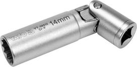 Galvutė žvakėms 12-kampė | šarnyrinė, magnetinė | 10 mm (3/8") | 14 mm (YT-38512)