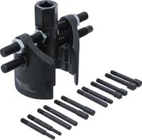 Universalus ašių dangtelių ir griovelinių veržlių raktų rinkinys 70–150 mm / 80–160 mm (6746)