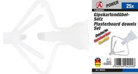 Gipso plokščių kaiščių asortimentas | 25 vnt. (80843)