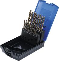 Grąžtų rinkinys | HSS-G M35 kobalto plienas | 1 - 10 mm | 19 vnt. (9297)