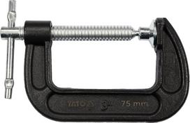 Spaustuvas su varžtu "C" tipo 3", 75 mm (YT-64252)