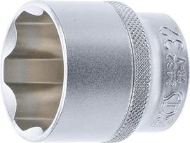 Galvutė šešiakampė | Super Lock | 12.5 mm (1/2") | 32 mm (2432)