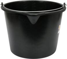 Kibiras statybinis juodas | su nutekėjimu | 20l (06382)