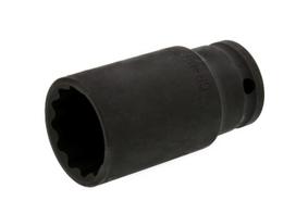Ilga plonasienė smūginė galvutė | 12 briaunų | 12,5 mm (1/2") | 32 mm (KR121032)