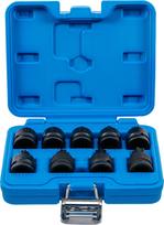 Smūginių galvučių su T-Star antgaliais rinkinys 1/2" T20–T70 9 vnt. (5486)