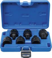 Smūginių antgalių rinkinys | 20 mm (3/4") | T-Star (Torx) T55 - T100 (5055)