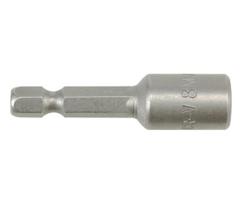 Antgalis - galvutė magnetinė CR-V, 1/4" 8x48 mm su pakuote (YT-1513)