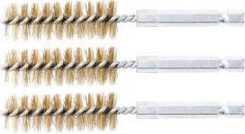 Žalvariniai šepečiai vamzdeliams | 16 mm | 6,3 mm (1/4") | 3 vnt. (3078-16-M)