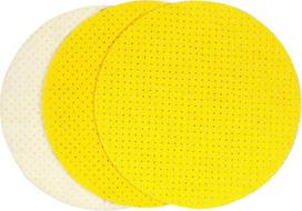 Perforuotas šlifavimo diskas su Velcro | P220 | 225mm | 3 vnt. (YT-846063)