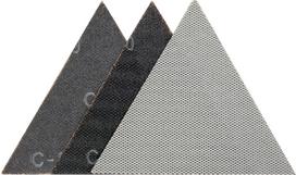 Abrazyvinis tinklelis | delta | su velcro | 280 mm | 3 vnt. | P80 (YT-846113)