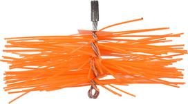 Šepetys kaminų valymui PVC M12x250 mm (72998)