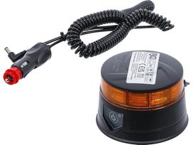 Belaidis besisukantis įspėjamasis švyturėlis | geltonas | su magnetu | 12 V / 24 V | Ø 130 mm (70343)
