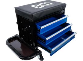 Mechaniko kėdutė – mobili su 3 stalčiais – 150 kg (2859)